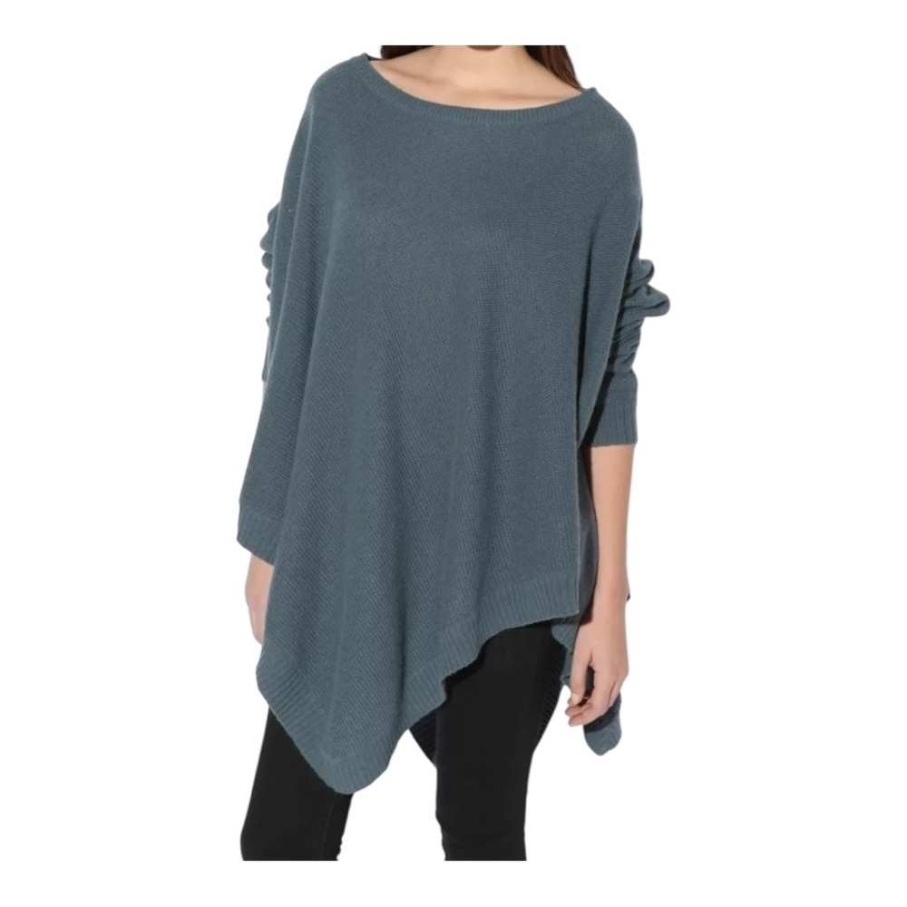 RVCA Poncho Pullover Sweater M/L Cozy Lagenlook cabin